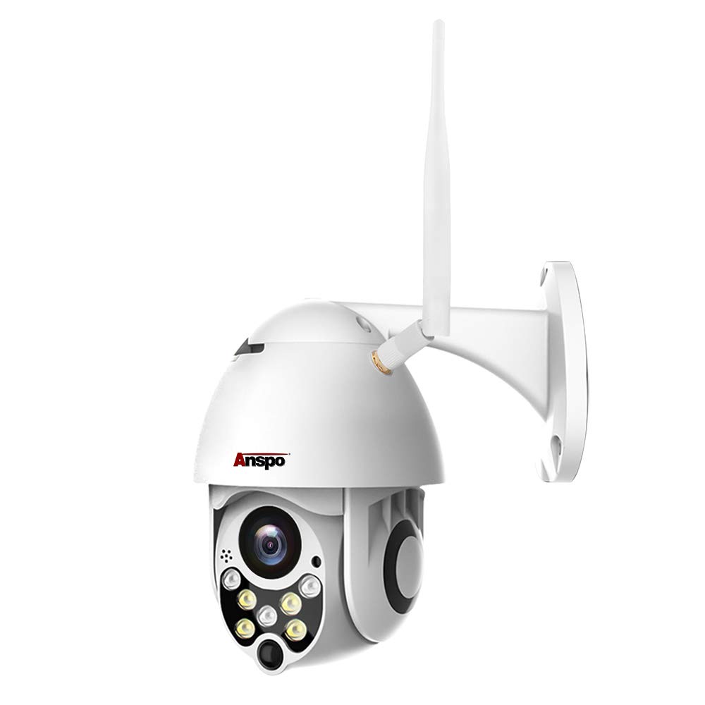 Buy Wireless PTZ Security IP Camera Outdoor, Anspo HD 1080p WiFi Pan ...