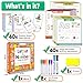 HOQEEWIPE Preschool Learning Activities - 60 Reusable Cards, Pre-K Kindergarten Workbook, Autism Supplies Montessori Educational Game, Sight Words & Handwriting Practice Book for Kids Ages 3 4 5 6