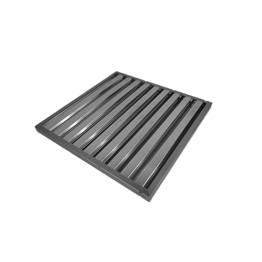 AllSpares Metall-Fettfilter Flammschutzfilter Typ B für Gastro Dunstabzugshaube aus Edelstahl | Fettfilter für Abzugshaube, langlebig & temperaturbeständig | 495 x 495 x 25 mm