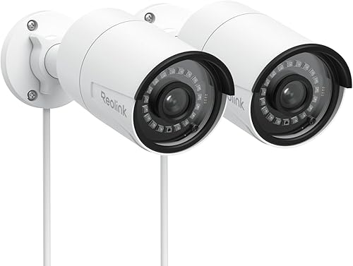 REOLINK 5MP PoE Security Camera, Outdoor Indoor Surveillance for home, Person/Vehicle/Pet Detection, Time-Lapse, 100ft IR Night Vision, Work with