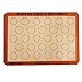 Sasa Demarle Silpat MACARONS Premium Non-Stick Silicone Baking Mat, Big Sheet Pan Size (2/3 Sheet Pan), 13.58''x 19.5'' for a 15''x21'' Sheet Pan - 28 Circles - by Pastry Chef's Boutique