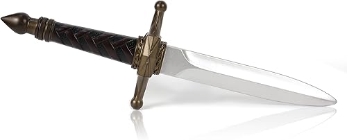 DAYSTART Espada corta de espuma de poliuretano de 15 pulgadas, accesorio de arma de disfraz de daga falsa resistente