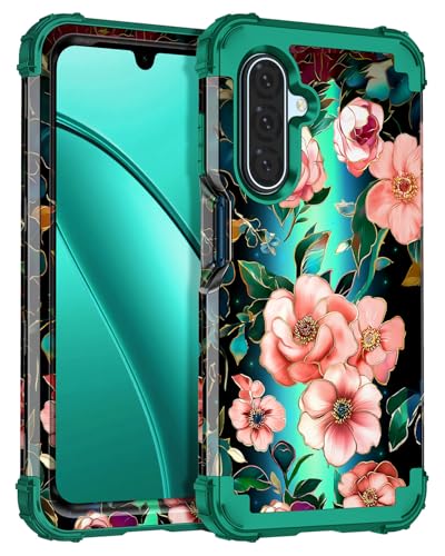 Coque Galaxy A17 5G triple couche robuste en plastique rigide et silicone souple Miqala