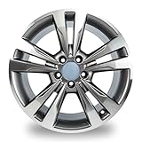 YeulionCraft New 18-Inch Gun Grey Wheels 18x8.5 Alloy Wheel Rim for Mercedes Benz E350 E400 2014 2015 2016 Rims OE Design Replacement