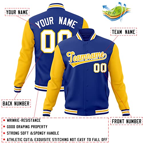 KXK Custom Men/Women/Youth Varsity Baseball Jacket Blend Letterman Jackets Stitched Personalized Name Number Logo Big Size2