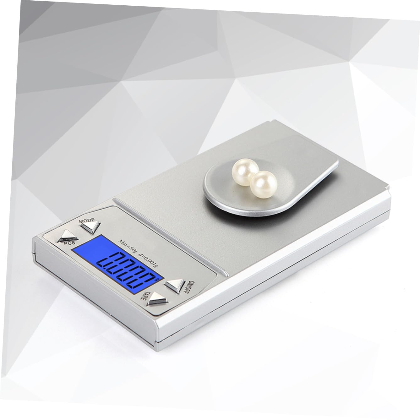 10g High Precision Digital Jewelry Scale Capacity Mini Electronic Scale Backlight LCD Display Battery-Powered AAA Not Included