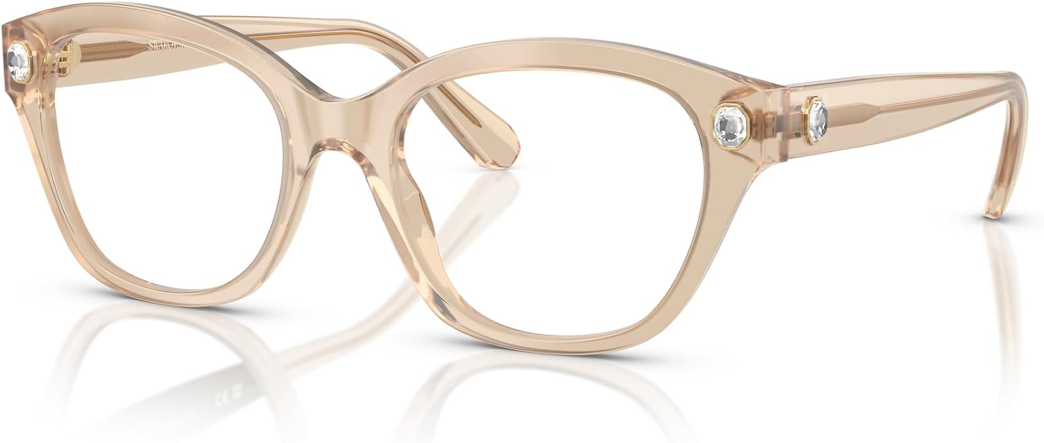 Swarovski womens Sk2038 Square Prescription Eyewear Frames