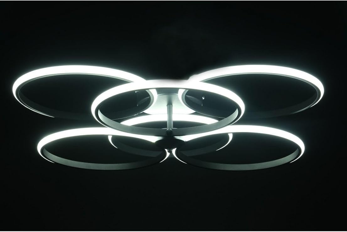 Fer Chandelier Neptune Modern Design Kitchen - Living Room - Bedroom - Ceiling Black Color White Led Led Led Chandelier