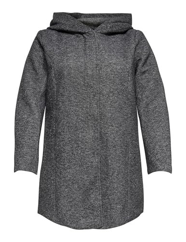 Manteau Carsedona Light Coat ONLY CARMAKOMA veste mi-saison fluide femme noir