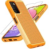 for Samsung Galaxy A03s Case Shockproof: Dual Layer Protective Heavy Duty Cell Phone Cover Rugged wi
