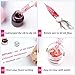 HSTYAIG Glass Dip Pen Set Vintage Handmade Glass Signature Pen Elegant Crystal Dip Pen Sign Gift Pen (Light Blue)