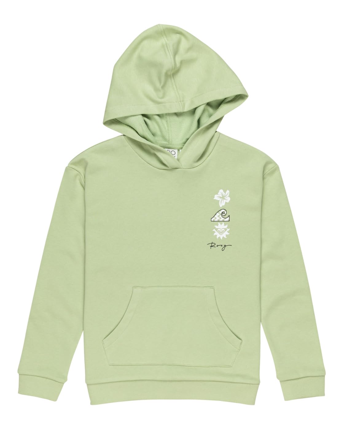 Roxy Fleece sweater SURF FEELING HOODIE TERRY Girls Green 10