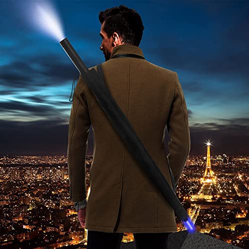 Liberty Imports 3 Pack - Led Lightsaber Light Up Umbrellas With 7 Color Changing Effects | Windproof Golf Umbrellas With Flashlight Handle (Ed.2) #TOP4