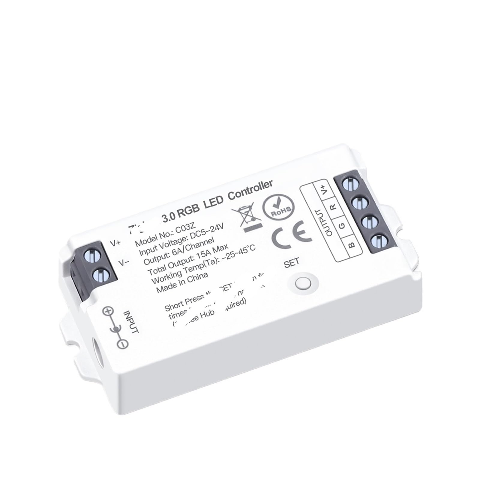 Variateur de lumière RGB intelligent pour une gestion précise de bande LED et COB