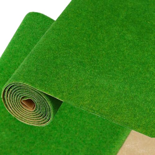 YANJINGHE Tapis de pelouse pour modélisme ferroviaire 100 x 41 cm Tapis d'herbe Aménagement paysager, Modèle De Gazon, Décoration de Gazon Artificiel pour...