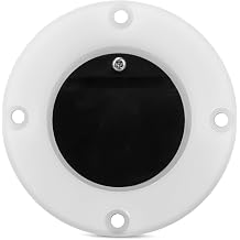 Flush Mount Scupper Valve Assembly for Boat Scuppers & Transom Drainage, Boat Scupper Valve with Curl Proof Scupper Flapper for 1" to 1.25" Boat Drain Tubes Compatible with T-H Marine Boat Deck Drains
