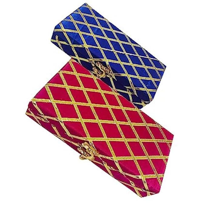 4 Stück Gastgeschenke für Hochzeiten, Weihnachtsgeschenk, Hochzeitsgeschenk, Diwali-Geschenk, Valentinstagsgeschenk, indisches Geschenk, indische Brautjungfer-Box, Rückgabe-Geschenk (4)