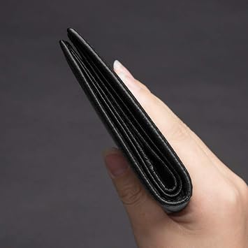 LAORENTOU Genuine Leather Wallets for Men, Gift Box Packing Men's Slim Wallets Credit Card Holders Casual Men Purses