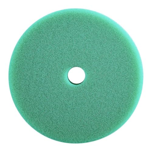 Image of Maple Car Care 3-Inch Hard Cut Foam Pad for Car | Green Flat Buff Pad for Car Detailing | Heat Resistant Rotary & DA Polisher Pad | Waxing Buffing Pad for Polishing | Polish Pads for Car & Bike