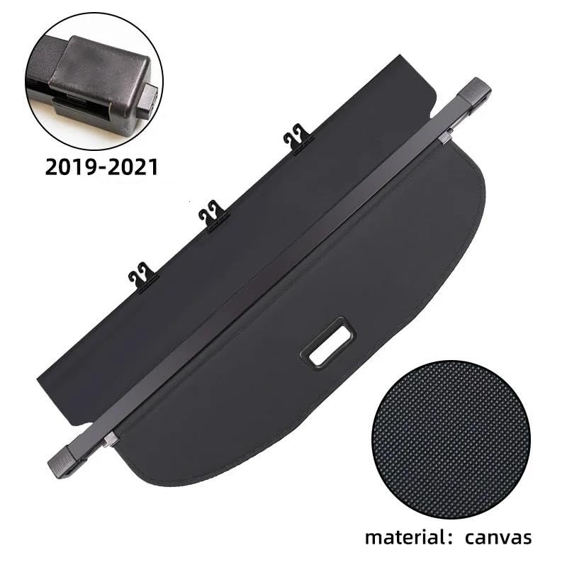 Cubierta de carga Jeep Cherokee 2014-2023 lona maletero retráctil protectora 3