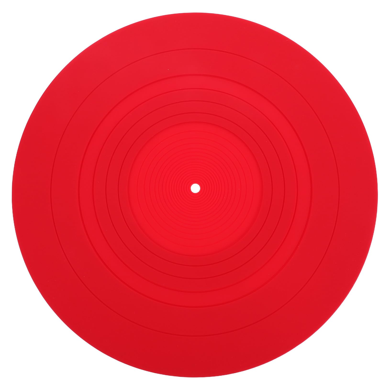 Alfombrilla de Silicona Antideslizante y Antiestática para Tocadiscos Protector Resistente y Flexible para Vinilos para Uso Doméstico y Mantenimiento Sencillo