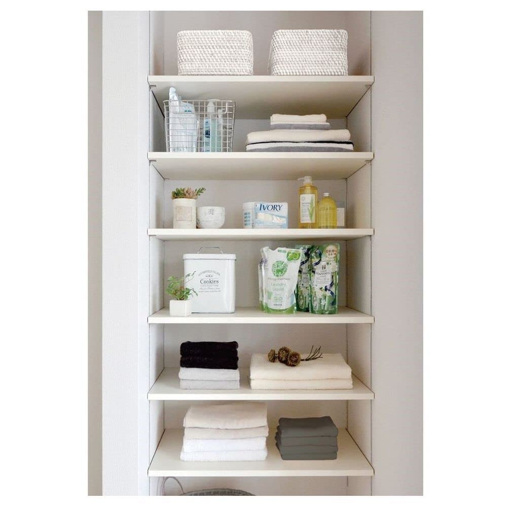 Amazon.co.jp: 住実 jujitsu 可動棚セット Aタイプ 4段 奥行