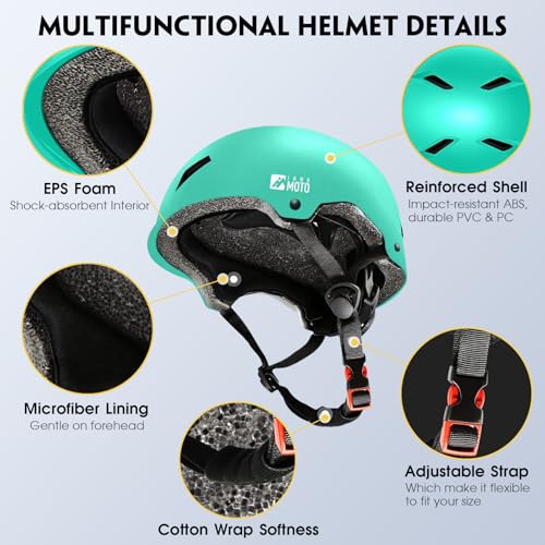 Image of Adults & Kids Bike Helmets for Men & Women - Kids Helmet for Boys & Girls, Bicycle Adults Helmets - for Skateboard, Scooter, Cycling, Adjustable Helmets for Toddlers