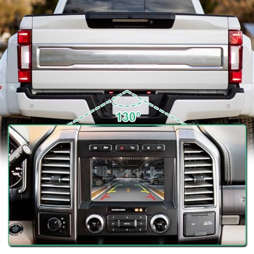 Image of GreenYi OE Backup Camera (Part # JC3T-19G490-AD) Fit for Ford F250 F350 F450 F550 Super Duty (2017-2022) - Replaces Part # JC3T19G490AD