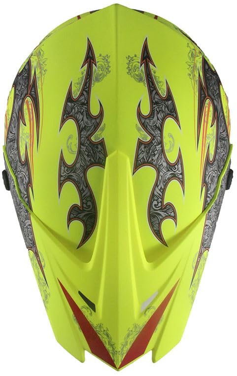 Kinder Crosshelm Mejia – Motorradhelm für Kinder, ABS-Schale, robuster Kinderhelm für Downhill, Quad und Motocross