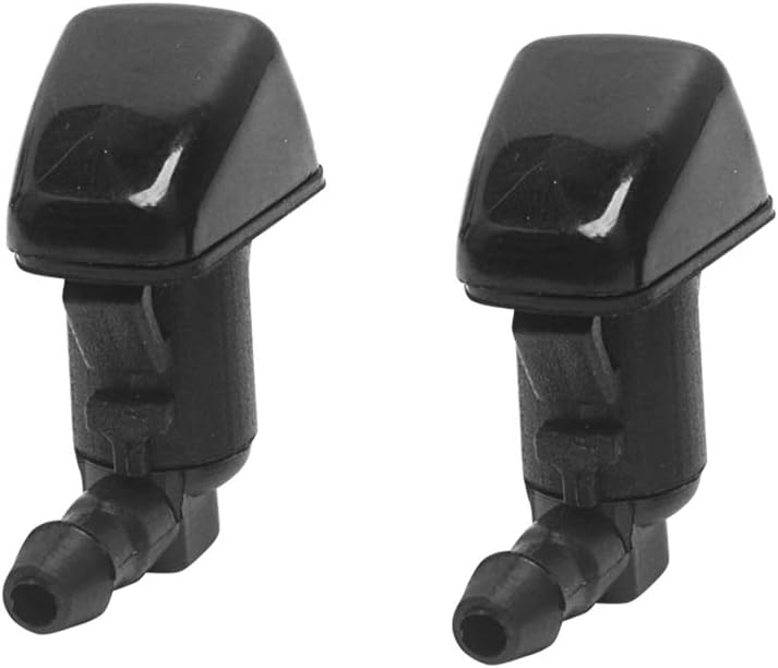 Chevrolet GMC Buick Cadillac Saturn Windshield Wiper Washer Nozzle, Direct Replacement, Durable Front Wiper Washer Nozzle Spray Sub Assembly, Pack of 2