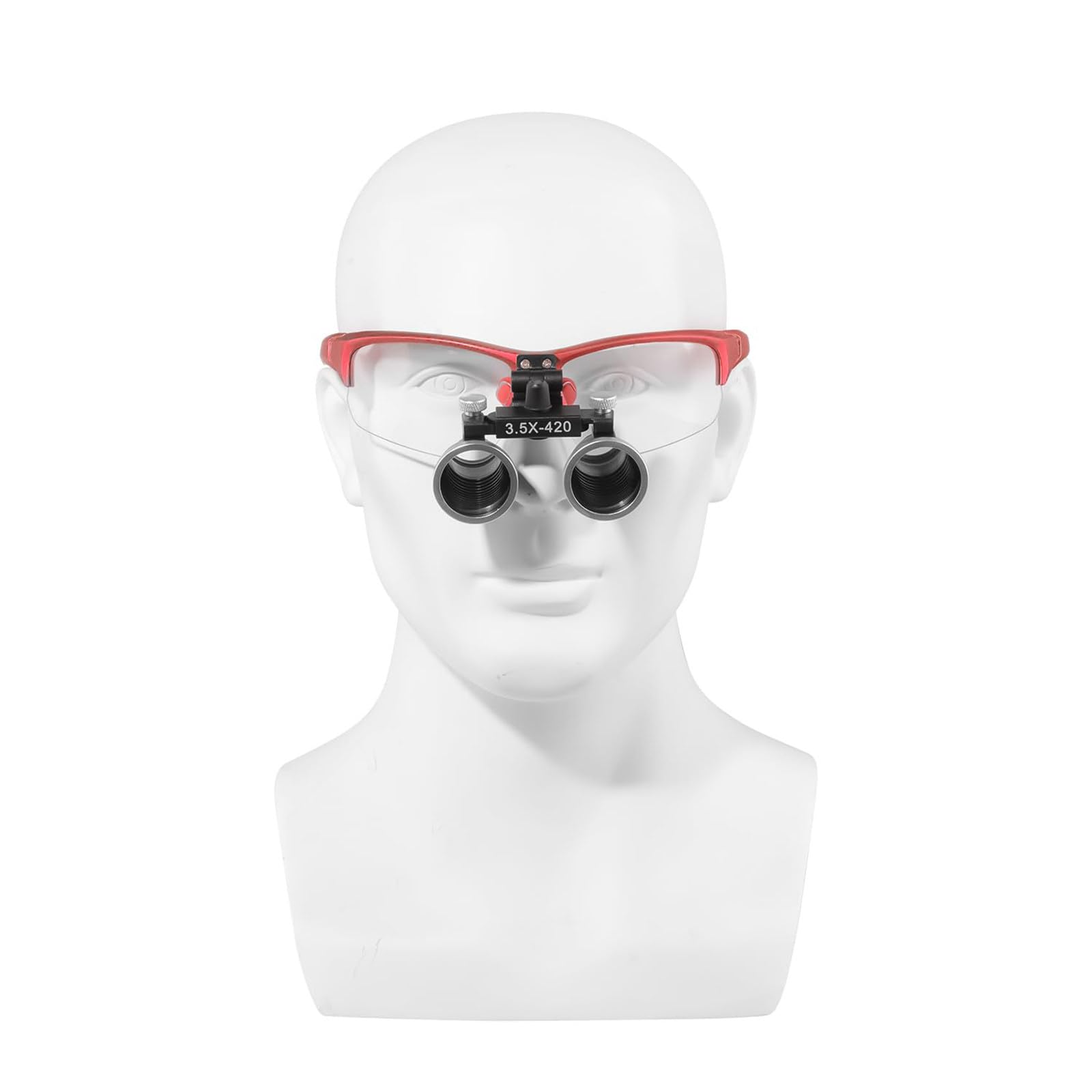 Lente d'ingrandimento binoculare professionale 3.5X Lenti in vetro ottico per odontoiatria ORL, orecchio naso gola esame lente testa