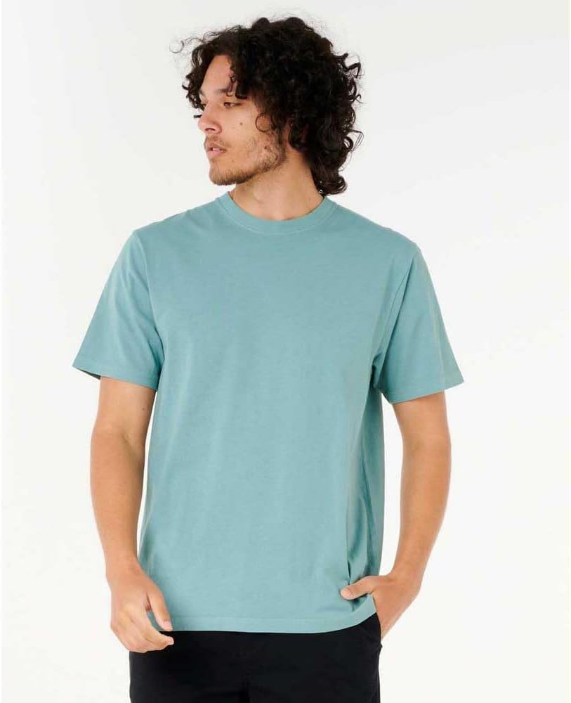 Rip Curl Plain Wash T-Shirt - Blue Lagoon