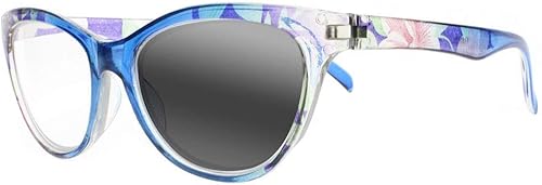 Miniatura 1 de Gafas de lectura multifocales fotocromáticas progresivas para mujer con diseño de ojo de gato