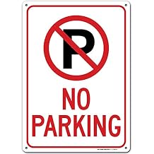 No Parking Sign, 10" x 14" 0.40 Aluminum, Fade Resistance, Indoor/Outdoor Use, USA MADE By My Sign Center