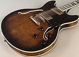 Washburn Hb36k Spruce Flame Maple Vintage Hollowbody Electric Guitar