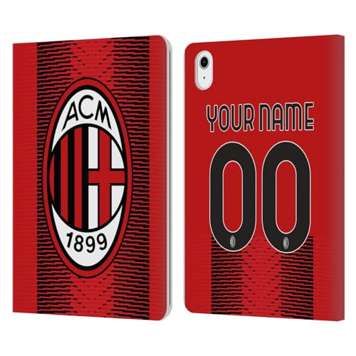 Cadeau personnalisé AC Milan étui en cuir iPad Air 11 pour fan