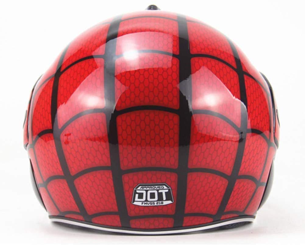 Casco da moto per bambini fuoristrada scooter e guanti 3-8 anni