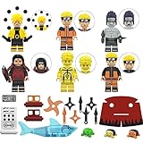GHFGXF Naruto Mini Figures Advent Calendar Collection Figure 6 Pcs Set Series Custom Collectible Minifigure,Compatible with Lego Anime Uzumaki |Series