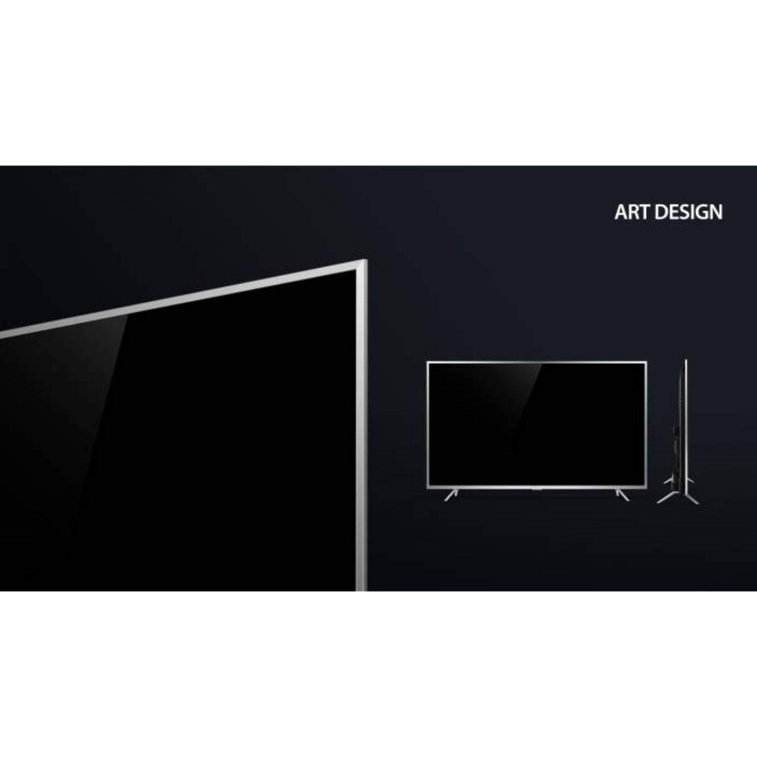 Close-up of the iFFALCON logo on the TV's lower bezel, indicating the stand area.
