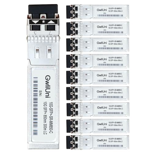 Transceiver SFP+ 10G SR multimode idéal pour connecter vos serveurs de stockage