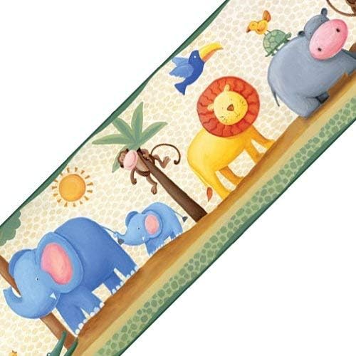 RoomMates Jungle Adventure Peel and Stick Border