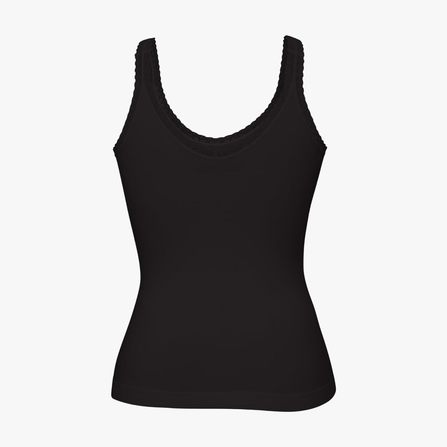 Attributes 2 Pack Lace Strap Camisole Tops‚ Spaghetti Strap Tank, De Tirantes, Blend for Layering - Image 6