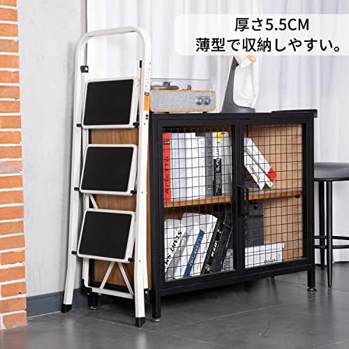 Amazon.co.jp: SPIEEK 脚立 鉄素材 持ち運び便利 持ち手付き 軽量