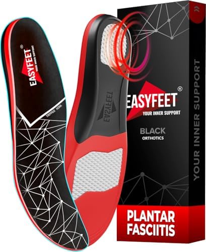 Plantar Fasciitis Insoles for Men & Women - High Arch Support Ins...