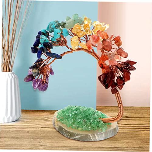 Árbol de la Vida de Cristal Decoración Duradera para Casa 6