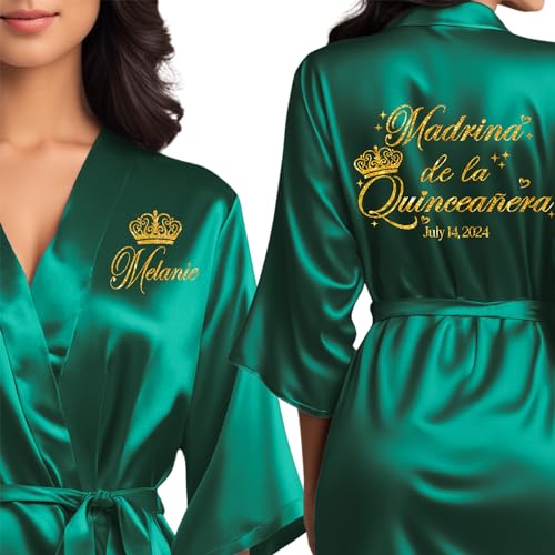 Mis Quince Anos Robes, Pretty Quinceanera Robes, Mama de la Quince, Quinceanera Gifts