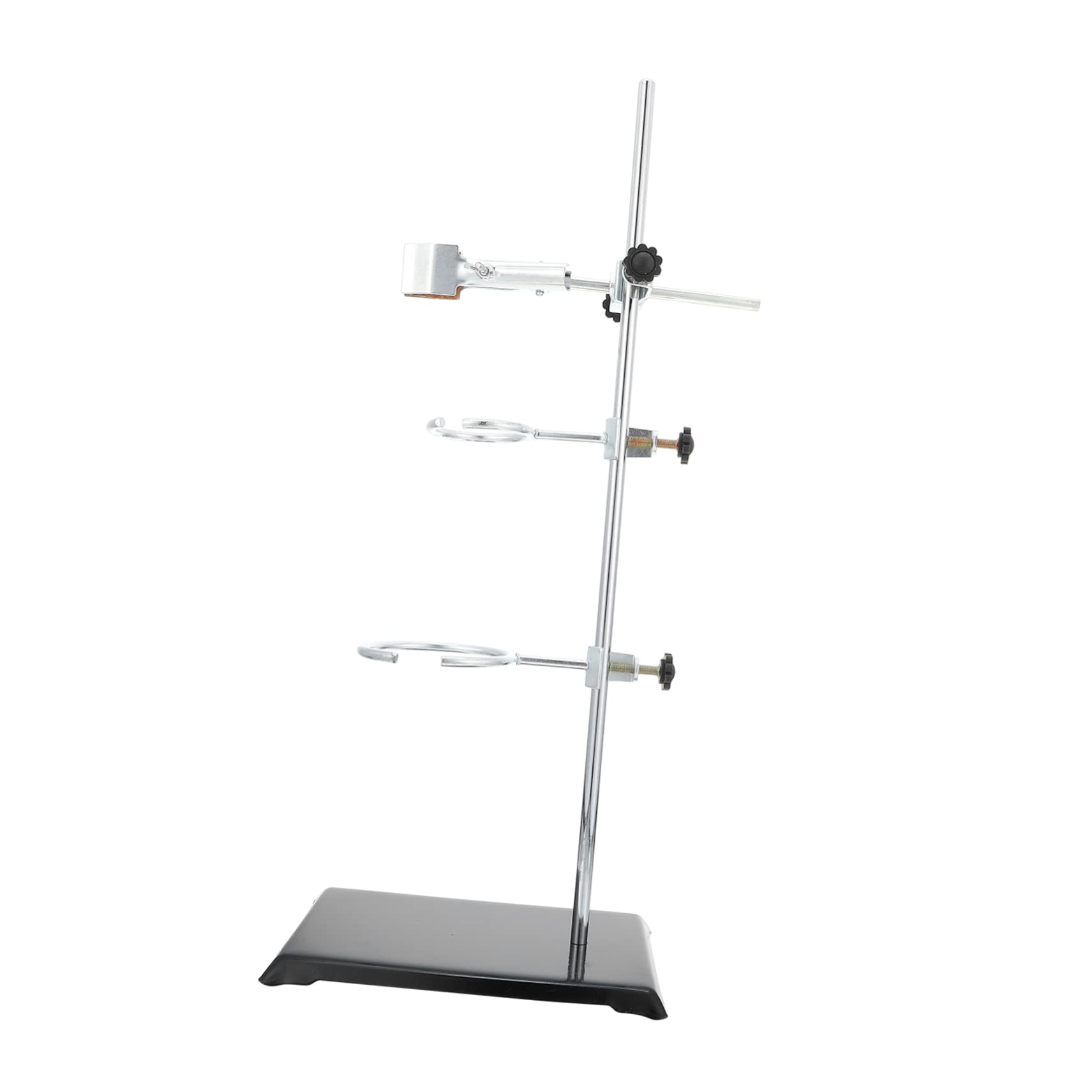 Support de Laboratoire pour Expérience Chimie, Fer Détachable, Ensemble d'Anneaux de Support, Matériel de Laboratoire