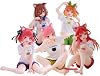 5PCS Anime Figures The Quintessential Quintuplets Figure Nakano MikuNakono Yotsuba Character Models Cute Cat Styling Desktop Decoration Ornaments Pvc Collection Gift
