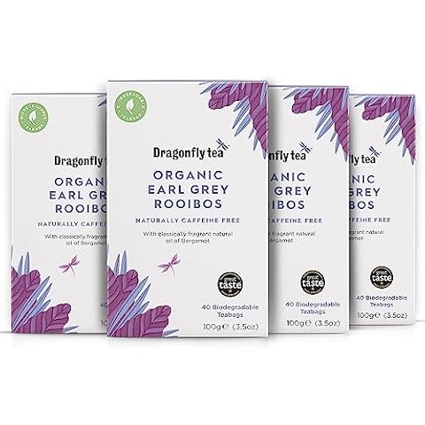 Dragonfly Earl Grey Rooibos Tea Bags Cover