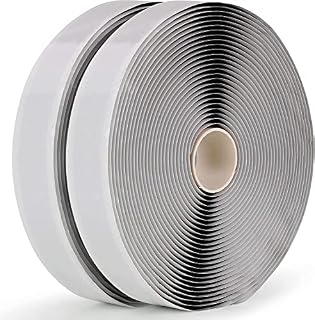 LLPT Butyl Seal Putty Tape Black 2 Pack 25MM x 10M x 3MM Thick for Leak Proof RV Repair Window Glass Boat Sealing EPDM Roof Patching (BST232)